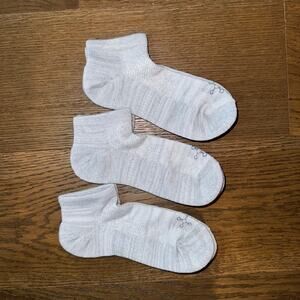 Tommy Copper Easy-On Compression Ankle Socks Gray Women's M (7-9.5) 3 Pairs NWOT